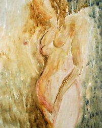 Eva di Gand, 2004, olio su tela, cm 70x100