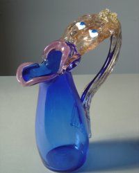 Brocca, 2008, vetro di Murano, altezza 43 cm