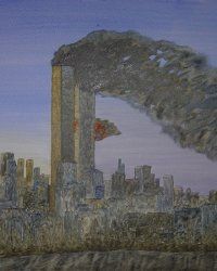 Reopen 9/11, 2006, olio su tela, cm 70x100